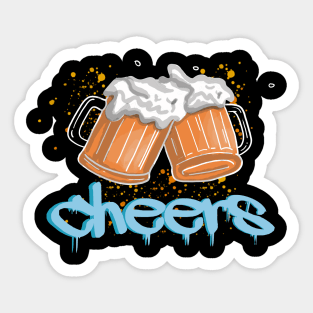 cheers Sticker